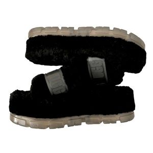 NEW UGG Fluffita Clear Sz 8